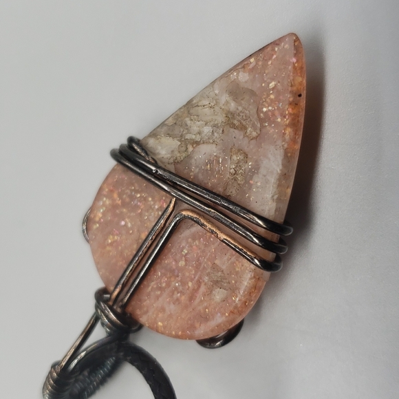 Jewelry Wire Wrapped Sunstone Pendant Poshmark
